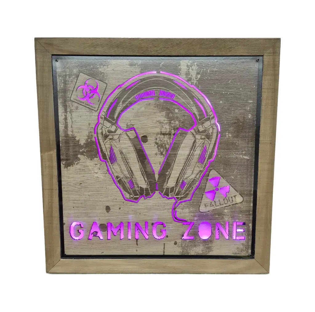 Cadre Gaming Zone Leds