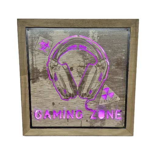 Cadre Gaming Zone Leds